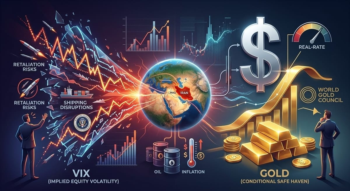 VIX, Gold, and the Geopolitical Premium